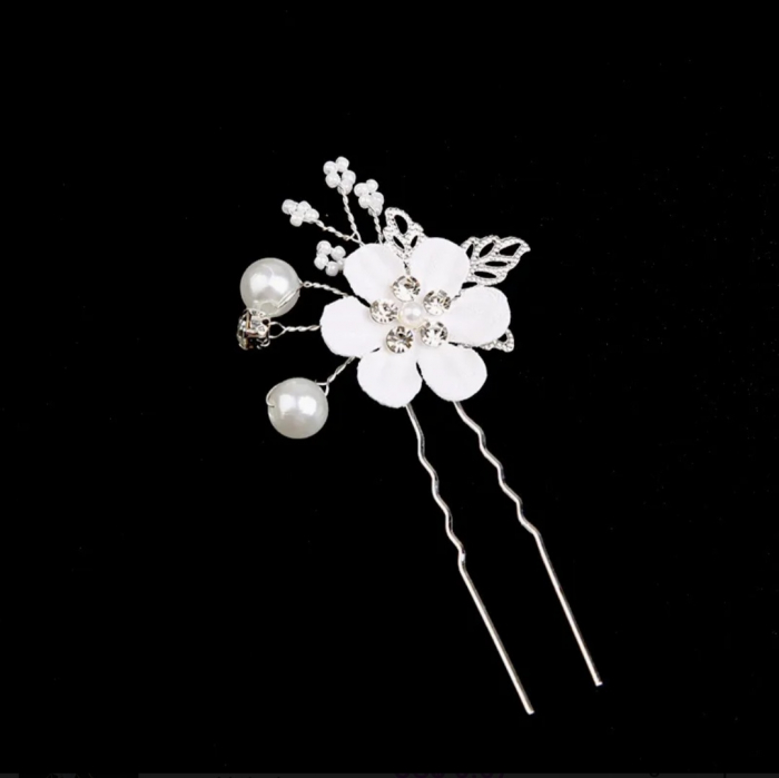ACE PAR MIREASA ARGINTII WHITE PETALS 2/SET [2]