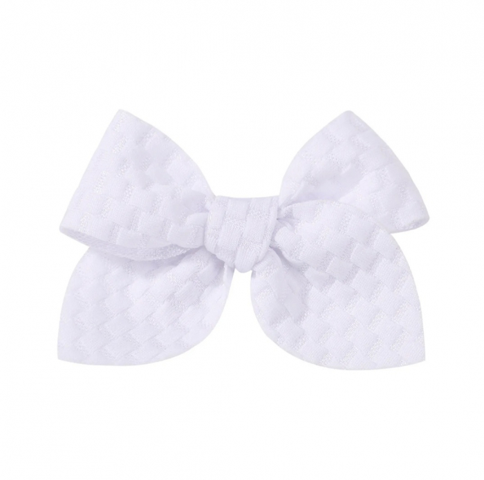 CLAME PAR FUNDITE SWEET BOW 4/SET ROZ ALB [2]
