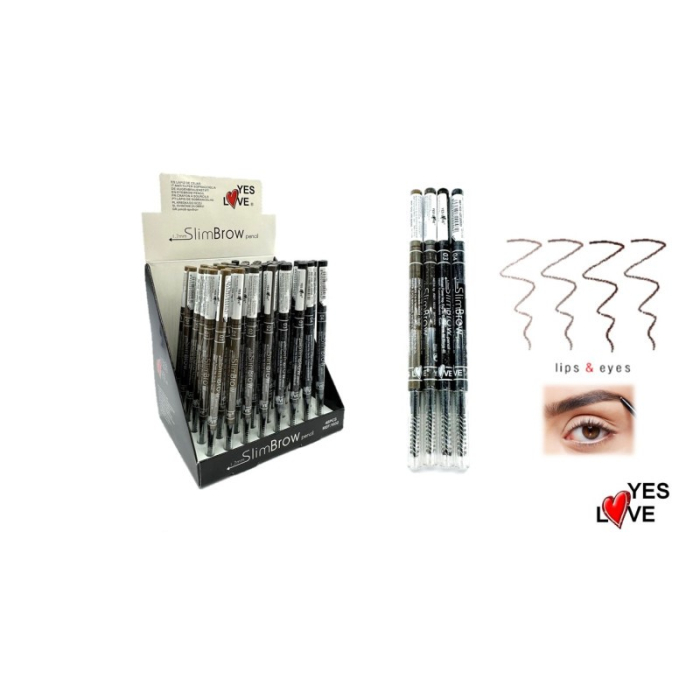 Creion de sprancene maro inchis 03 cu periuță 0.25gr [2]
