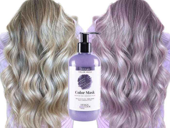 Mască colorantă pentru păr - blond platinat Mask Rubio platino 300ml [1]