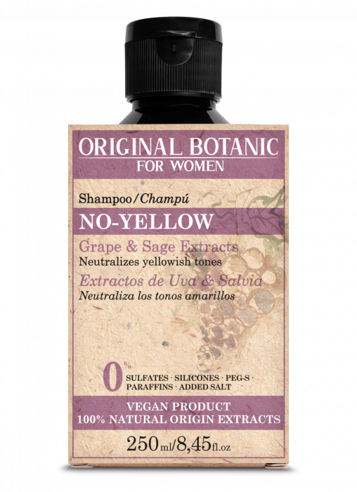 Șampon nuanțator argintiu pentru păr blond vegan 100% natural 250 ml [3]