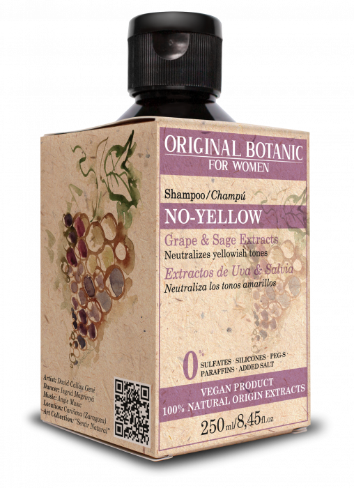 Șampon nuanțator argintiu pentru păr blond vegan 100% natural 250 ml [5]
