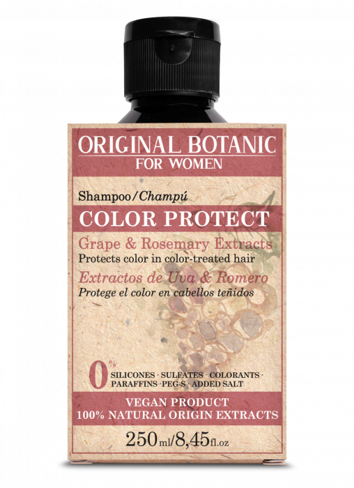 Șampon pentru păr vopsit vegan 100% natural Color Protect 250 ml [2]