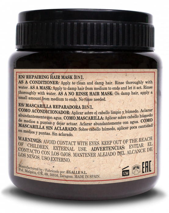Mască 3 în 1 reparatoare vegană 100% naturală Total Repair 250 ml [5]