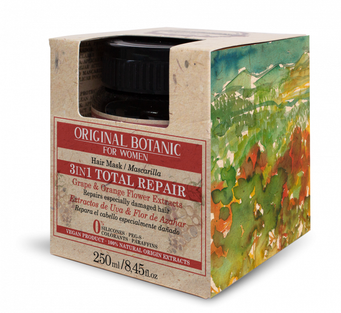 Mască 3 în 1 reparatoare vegană 100% naturală Total Repair 250 ml [3]