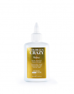 Vopsele de par fara amoniac - Vopsea gel fara amoniac galben Color Lux Crazy Yellow 150 ml
