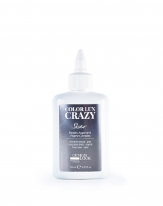 Vopsele de par fara amoniac - Vopsea gel fara amoniac argintiu Color Lux Crazy Silver 150 ml