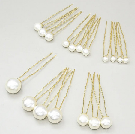 Accesorii par mirese - ACE COC AURII PERLA UNY 18/SET