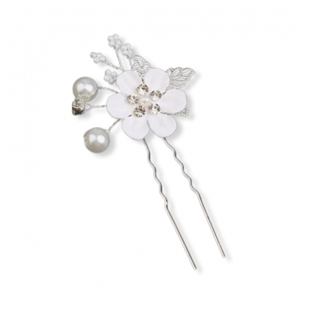 ACE PAR MIREASA ARGINTII WHITE PETALS 2/SET
