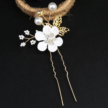 ACE PAR MIREASA AURII WHITE PETALS 2/SET [1]