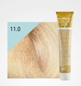 Vopsea de par blond platinat super deschis 11.0 Color Lux 100 ml