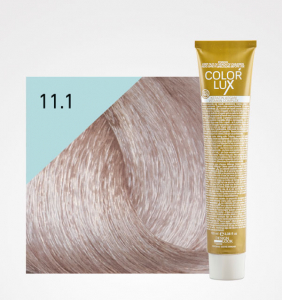 Vopsele de par cu amoniac - Vopsea de par blond cenusiu platinat super deschis 11.1 Color Lux 100 ml