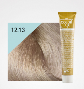 Vopsea de par blond bej extra platinat super deschis 12.13 Color Lux 100 ml