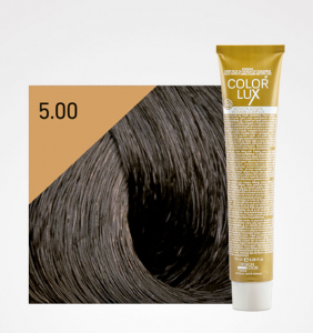 Vopsele de par cu amoniac - Vopsea de par castaniu deschis intens 5.00 Color Lux 100 ml