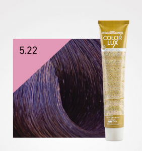 Vopsea de par castaniu violet deschis intens 5.22 Color Lux 100 ml