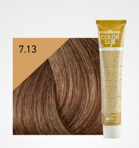 Vopsele de par cu amoniac - Vopsea de par blond bej 7.13 Color Lux 100 ml