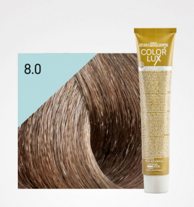 Vopsele de par cu amoniac - Vopsea de par blond deschis 8.0 Color Lux 100 ml