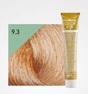 Vopsele de par cu amoniac - Vopsea de par blond auriu foarte deschis 9.3 Color Lux 100 ml