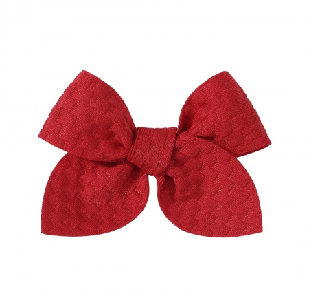 CLAME PAR FUNDITE SWEET BOW 4/SET ROSU MARO