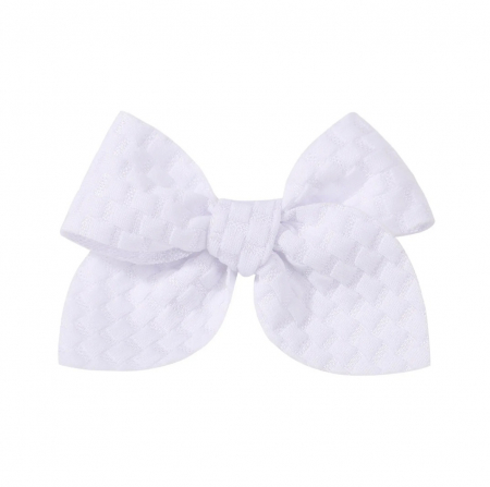 CLAME PAR FUNDITE SWEET BOW 4/SET ROZ ALB [1]