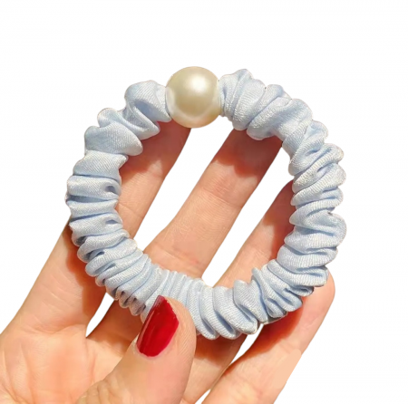 Elastice de par - ELASTICE PAR ACCESORIU PERLA PASTELY 6/SET