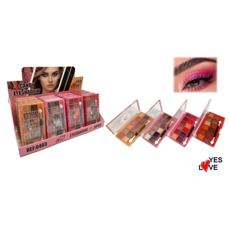 Fard de pleoape paleta 12 culori Brownie 04 12gr [1]