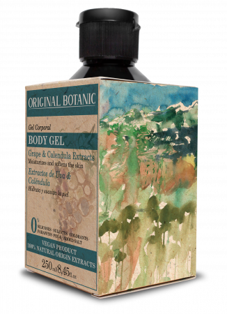 Gel de dus vegan unisex cu extract de struguri și gălbenele 250 ml [2]