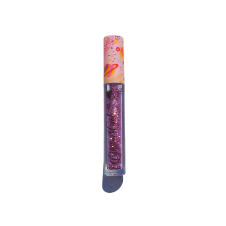 Față - Glitter gel pentru ochi, corp și păr 4ml roz 08