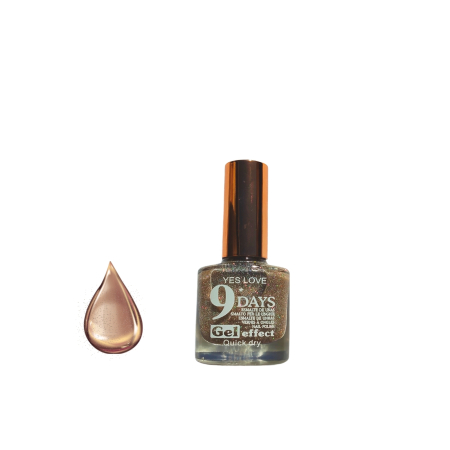 Unghii - Lac de unghii 9 days Sclipici argintiu 607 13ml