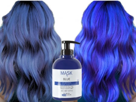 COLORARE PAR - Masca coloranta pentru par - albastru Mask Blue 300 ml