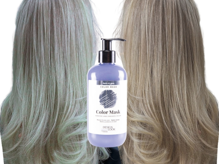 Masti colorante de par - Mască colorantă pentru păr - blond cenușiu Mask Rubio ceniza 300ml