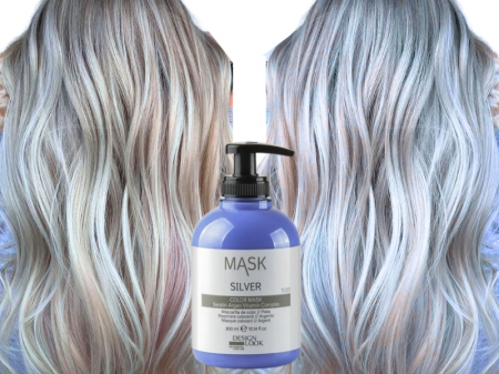 COLORARE PAR - Masca coloranta pentru par - gri argintiu Mask Silver 300 ml