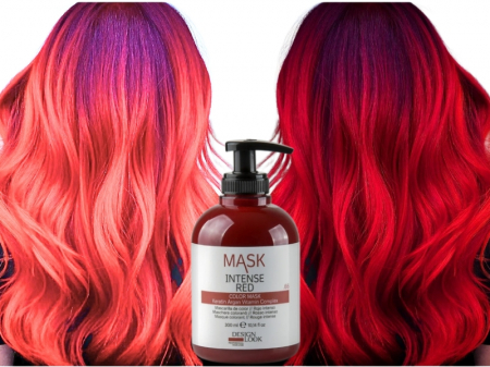 Masca coloranta pentru par - roscat rosu intens Mask Intense Red 300 ml [0]