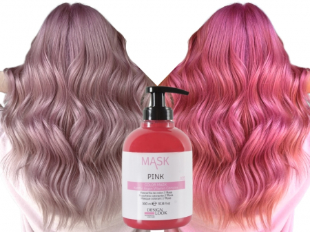 COLORARE PAR - Masca coloranta pentru par - roz Mask Pink 300 ml