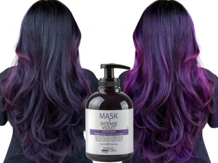 Masca coloranta pentru par - violet intens Mask Intense Violet 300 ml [0]