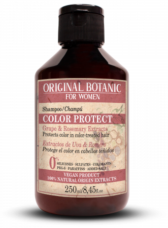 Sampoane de par - Șampon pentru păr vopsit vegan 100% natural Color Protect 250 ml