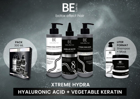 Kit Xtreme Hydra Șampon, Apă Lamelară și Mască 3x300ml [1]