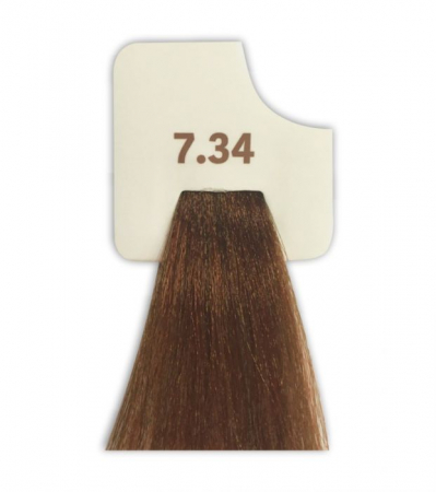 Vopsea de păr permanentă 100 ml blond auriu aramiu 7.34
