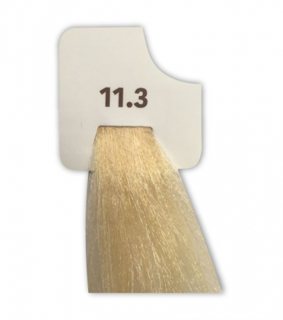 Vopsea de păr permanentă 100 ml blond auriu platinat super deschis 11.3