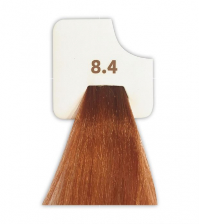 Vopsele de par cu amoniac - Vopsea de păr permanentă 100 ml blond aramiu deschis 8.4