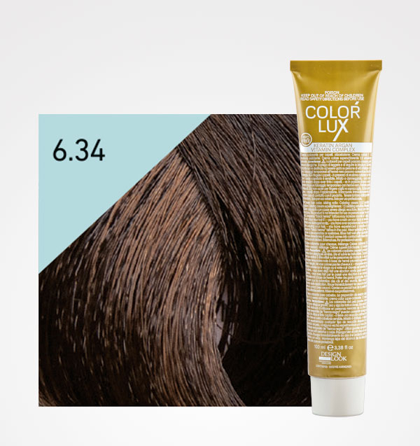 Vopsea De Par Blond Auriu Aramiu Inchis 6 34 Color Lux 100 Ml