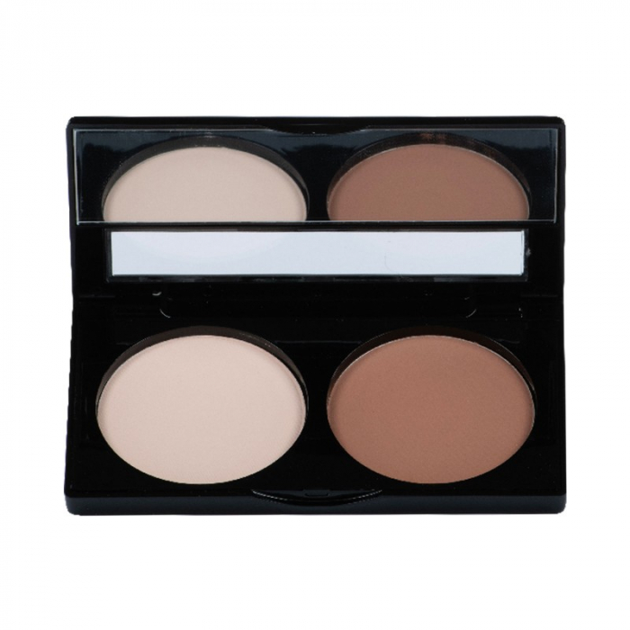 Paleta pentru contouring si iluminare a fetei - MEDIUM BEIGE 80520 [2]