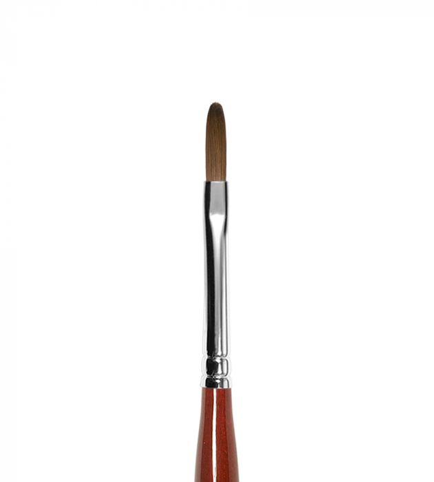 Pensula unghii AK33R/8, acryl gel, par natural [2]
