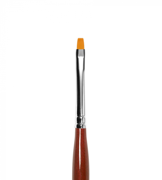 Pensula unghii, GC23R/3, plata, par sintetic [2]
