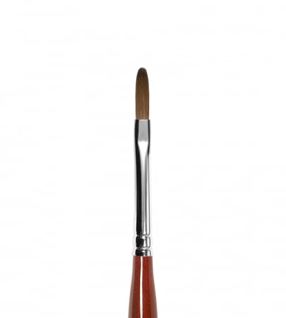 Pensula unghii AK33R/8, acryl gel, par natural [1]