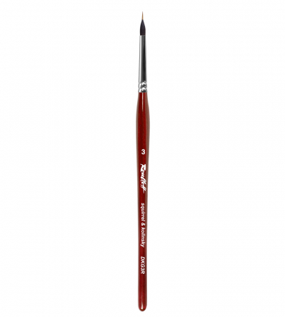 Pensule unghii - Pensula unghii, DK43R/3, grafica, par natural