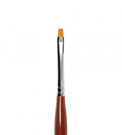 Pensula unghii, GC23R/3, plata, par sintetic [1]