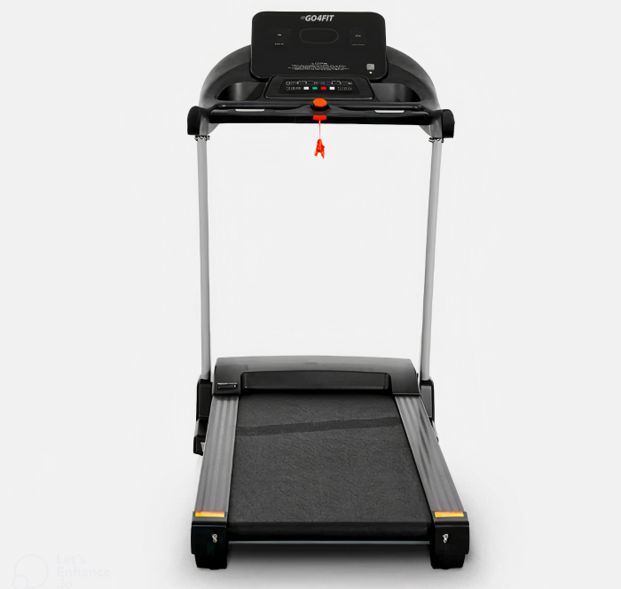 Banda de Alergare Electrica GO4FIT® Premium, Model FIT2000, Motor 4 CP, Viteza 1-20 km/h, Inclinare Automata 15%, Greutate Maxima Utilizator 150 kg, Bluetooth, Aplicatii, Cheie Siguranta [15]