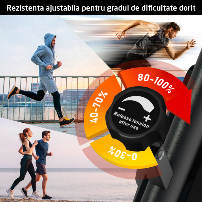 Bicicleta Spinning Magnetica GO4FIT® Model GF210, Volanta 10 kg, Rezistenta Ajustabila, Greutate Maxima Utilizator 130 kg, Bluetooth, Aplicatii Fitness Telefon, Monitor, Distanta, Viteza, Calorii [3]