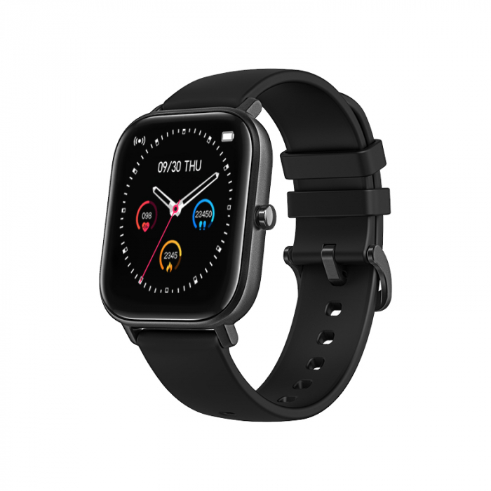 RESIGILAT - Ceas smartwatch si bratara fitness, GO4FIT® , model GF01, Notificari Apeluri/Sms/Social Media, monitorizare activitati fizice, somn, ritm cardiac, pedometru, player muzica, rezistent la ap [5]